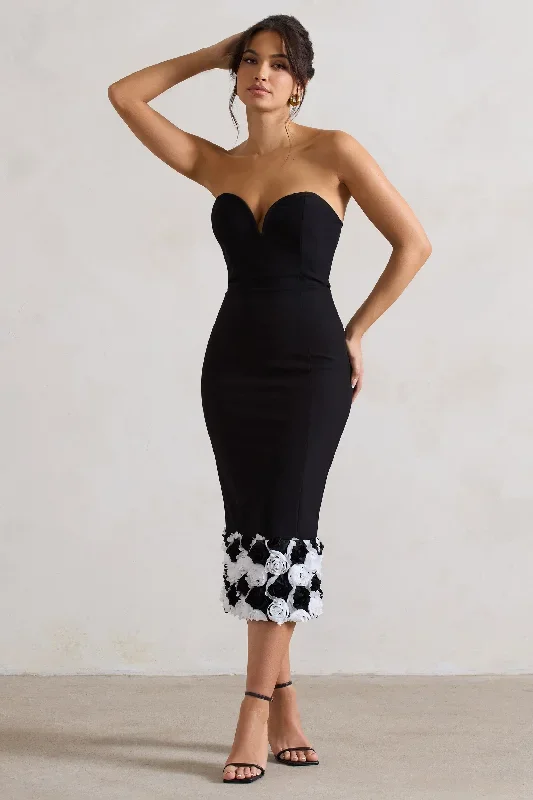 ramona-black-bodycon-sweetheart-midi-dress-with-floral-trim-cl132025002