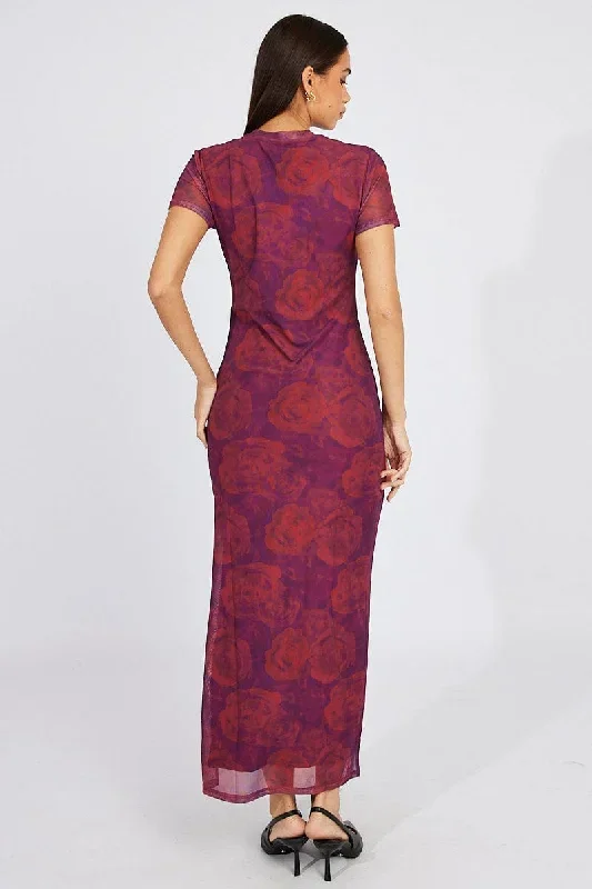 red-floral-maxi-dress-short-sleeve-crew-neck-bodycon-mesh-ed3771-84p-1