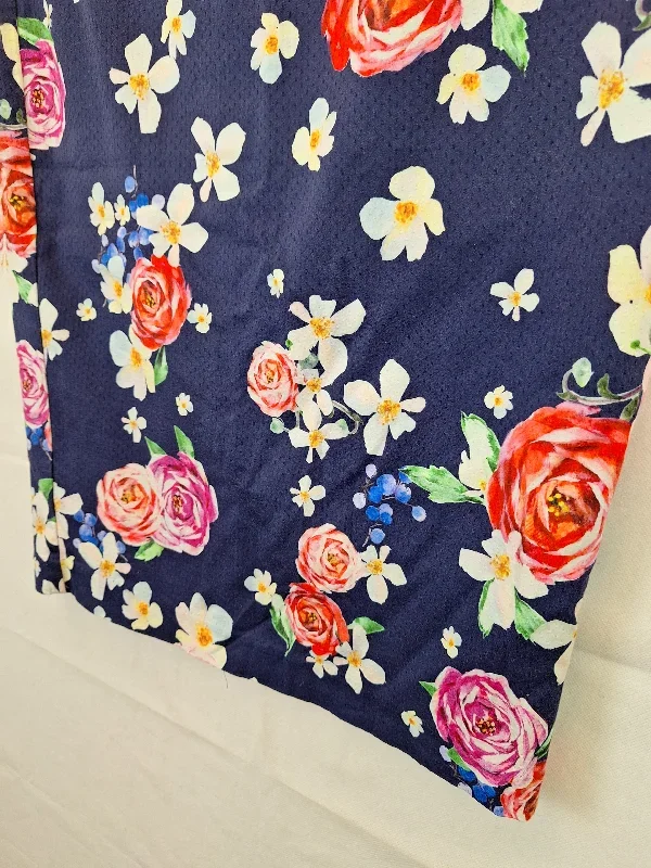 review-navy-floral-pencil-mini-skirt-size-10-b031-413-bu