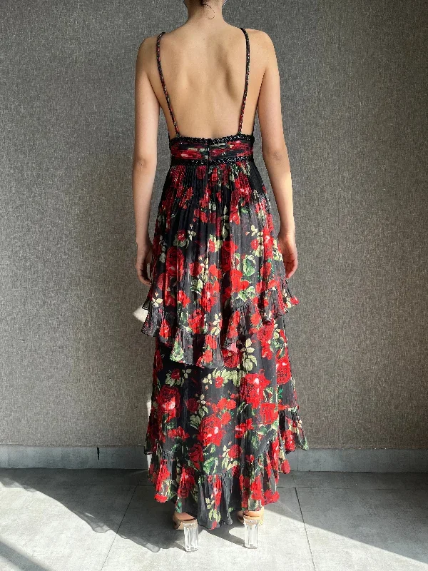 rococo-sand-rosie-long-dress-black-with-red-roses