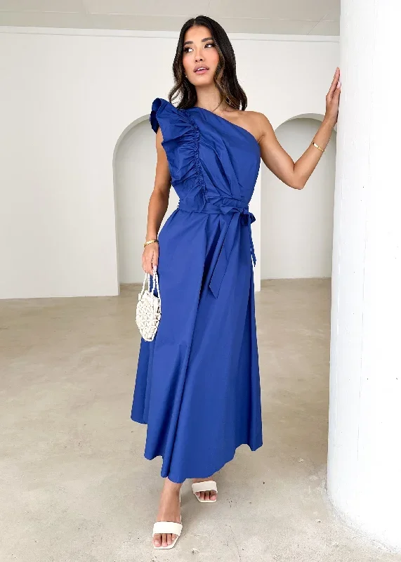 rowler-one-shoulder-midi-dress-navy