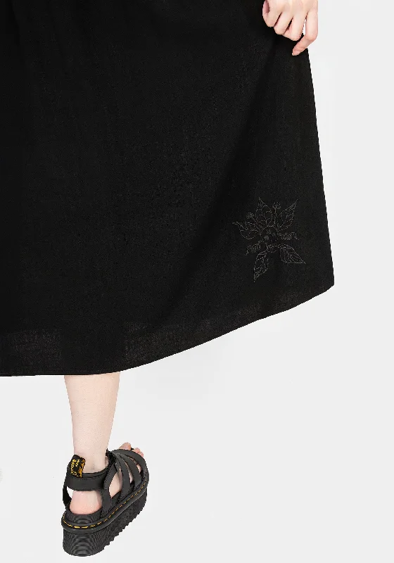 scutellaria-embroidered-button-up-midi-dress