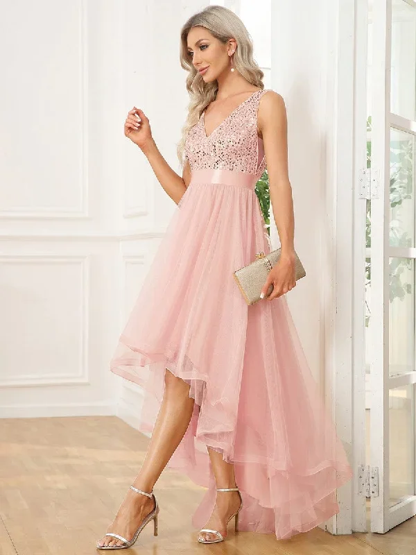 sequin-bodice-tulle-high-low-evening-dress-with-ribbon-waist-ee0147a