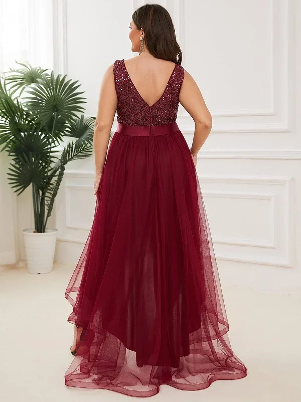 sequin-bodice-tulle-high-low-evening-dress-with-ribbon-waist-ee0147a