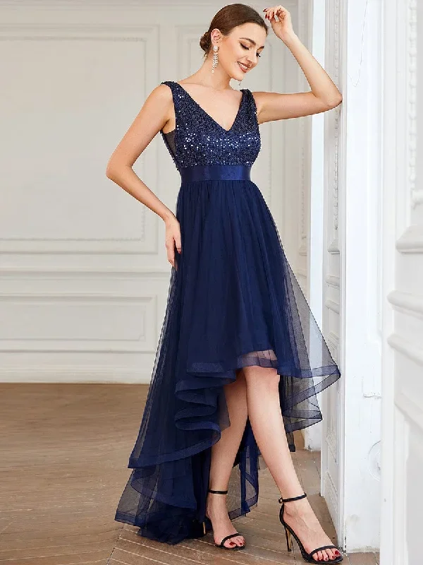 sequin-bodice-tulle-high-low-evening-dress-with-ribbon-waist-ee0147a