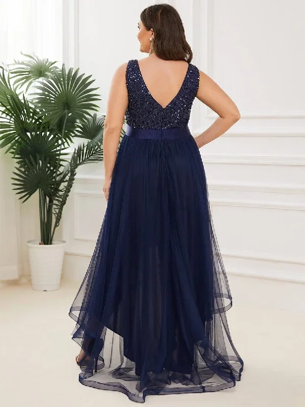 sequin-bodice-tulle-high-low-evening-dress-with-ribbon-waist-ee0147a