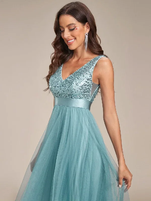 sequin-bodice-tulle-high-low-evening-dress-with-ribbon-waist-ee0147a