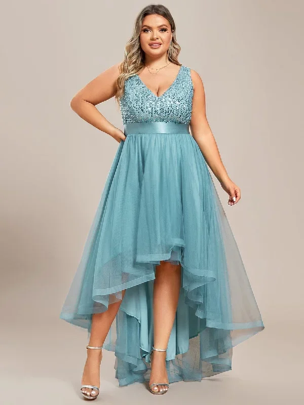 sequin-bodice-tulle-high-low-evening-dress-with-ribbon-waist-ee0147a