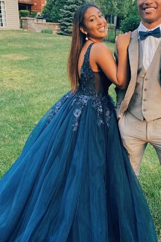 sexy-v-neck-long-navy-blue-prom-dress-with-appliques