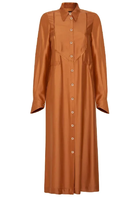 shirt-dress-with-pointed-collar-in-olive-caramel