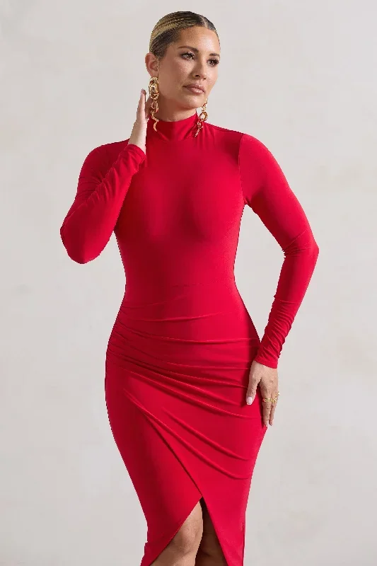 soha-red-high-neck-wrap-midi-dress-cl131004004