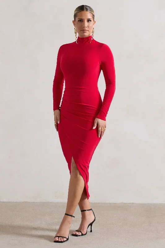 soha-red-high-neck-wrap-midi-dress-cl131004004