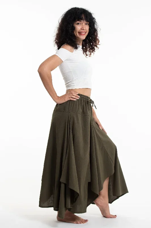 solid-color-cotton-handkerchief-midi-skirt-in-olive