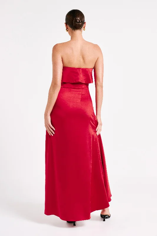 sulianna-strapless-ruflle-midi-dress-vermilion-red