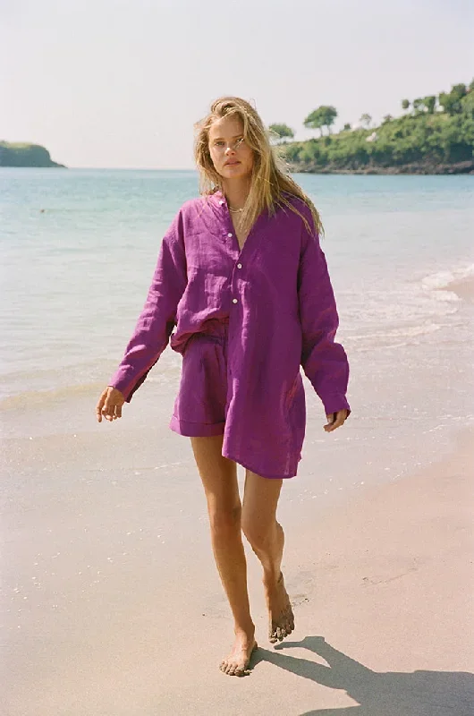 summer-shirt-dress-purple-linen