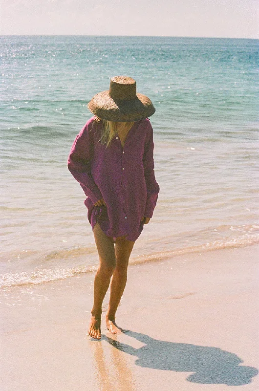 summer-shirt-dress-purple-linen