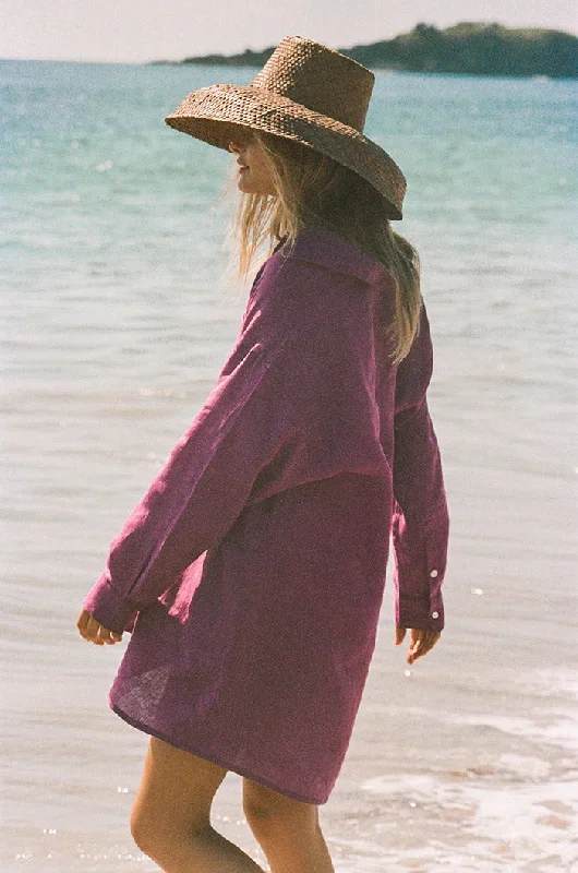 summer-shirt-dress-purple-linen