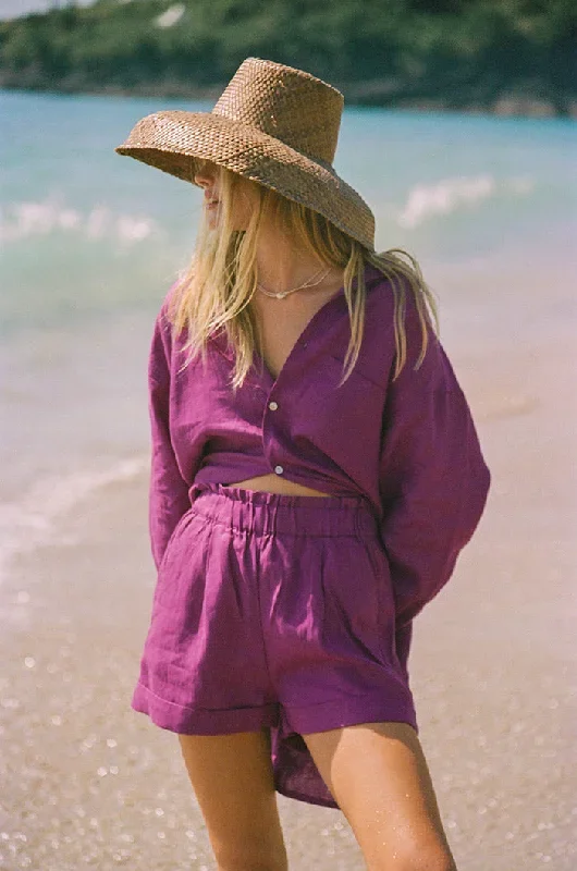 summer-shirt-dress-purple-linen