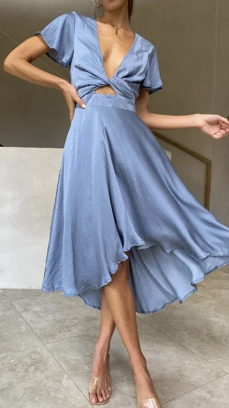 Sunny Daze Dress - Steel Blue