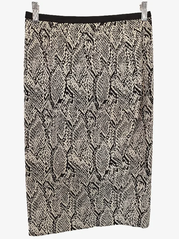 Veronika Maine Snake Pencil Midi Skirt Size 8