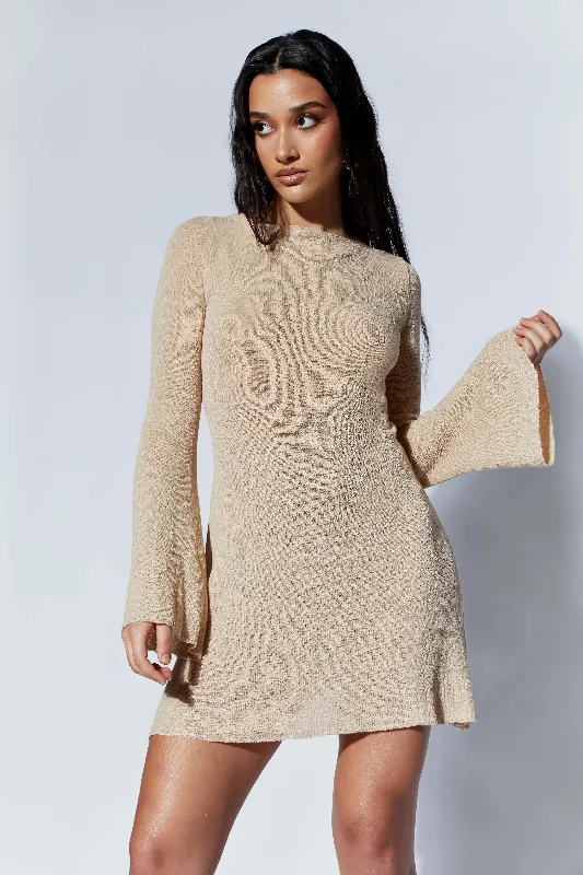 zahra-long-sleeve-open-back-mini-knit-dress-wheat