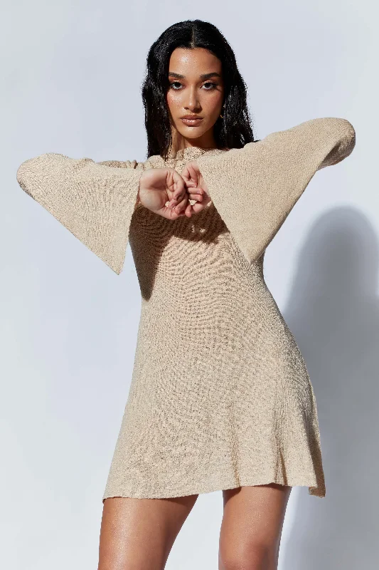 zahra-long-sleeve-open-back-mini-knit-dress-wheat